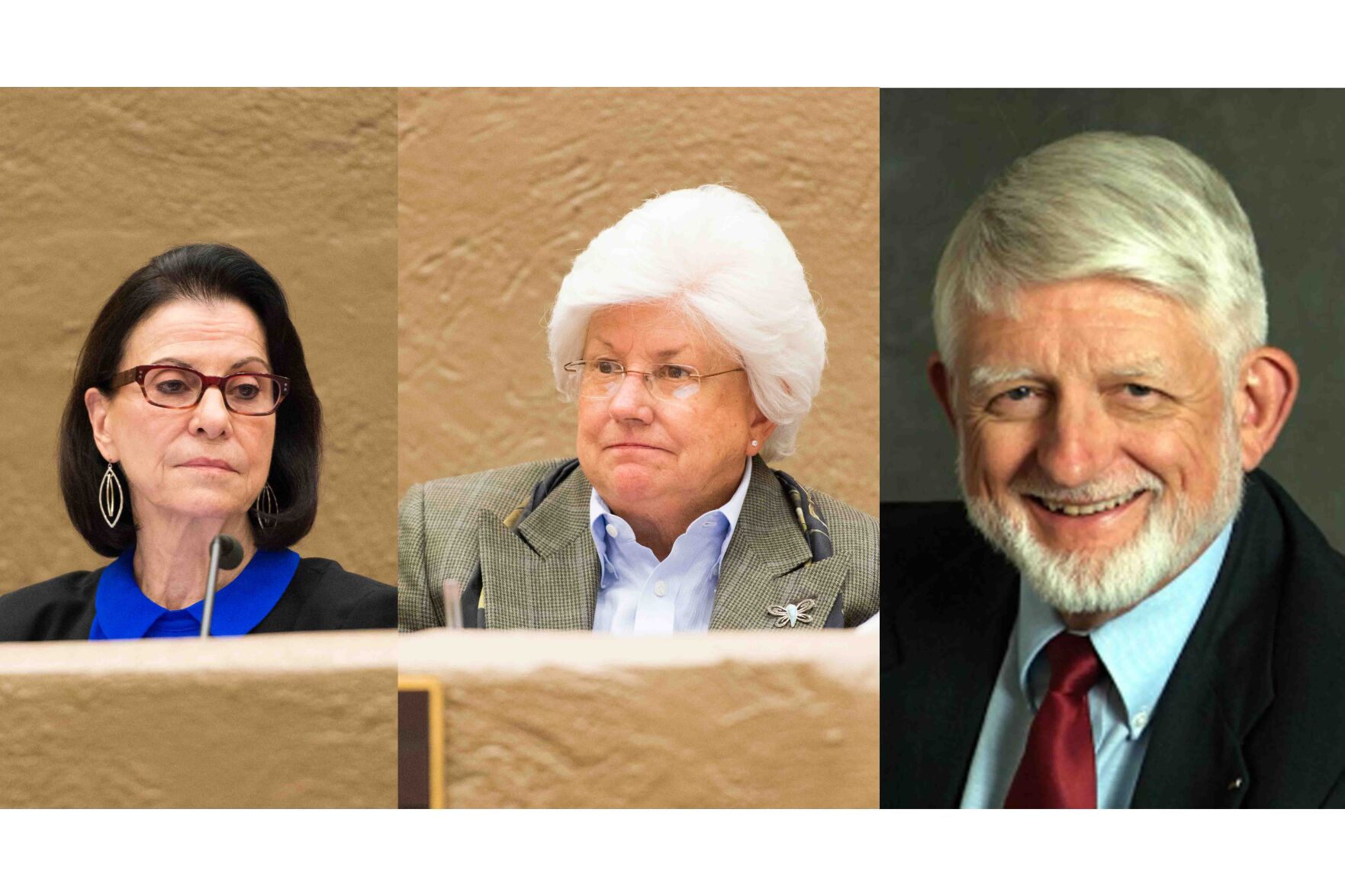 Suzanne Klapp, Virginia Korte and Bob Littlefield